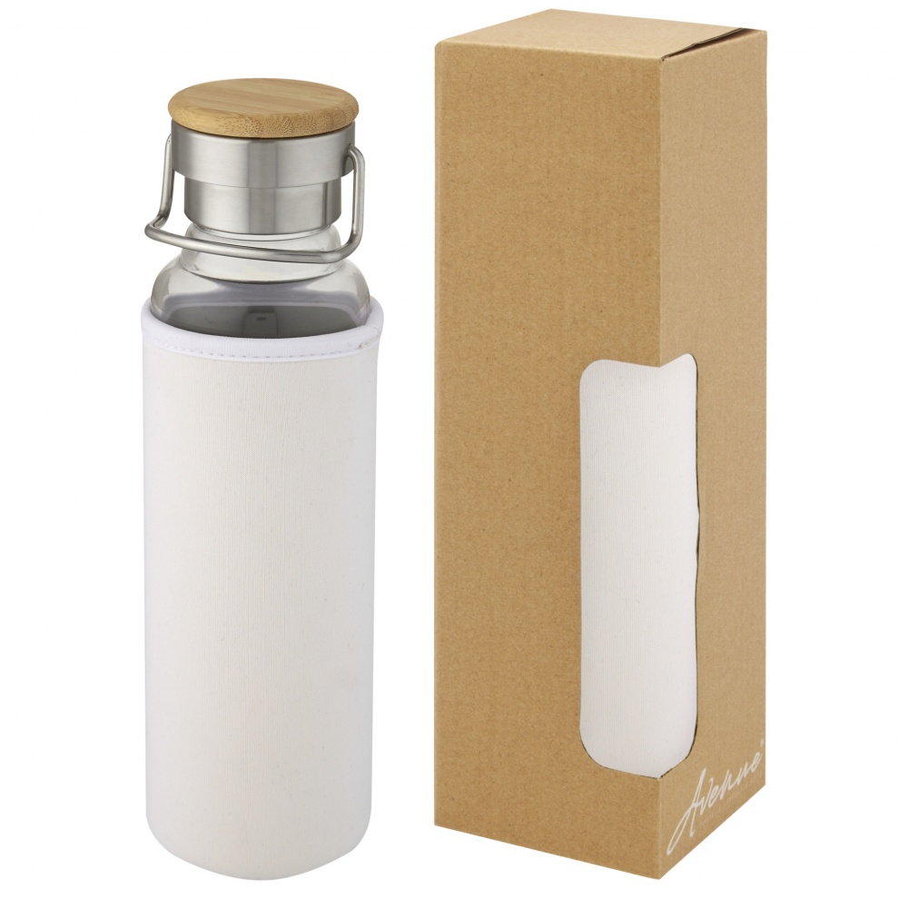 Logotrade reklaminės dovanos nuotrauka: Thor 660 ml stiklinis buteliukas su neopreno rankove