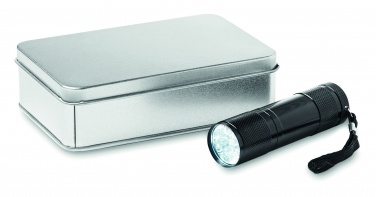Logotrade verslo dovanos nuotrauka: LED žibintuvėlis skardinėje dėžutėje
