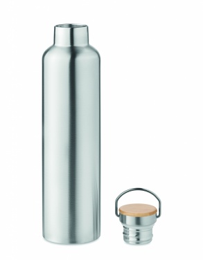 Logotrade verslo dovanos nuotrauka: Dvigubos sienelės kolba 1L