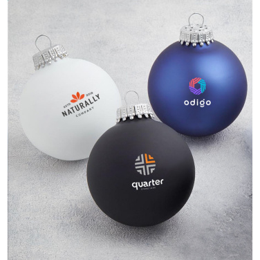 Logotrade dovana nuotrauka: Kalėdinis papuošalas Ø 6 cm - 4 vnt. rinkinys - Pagaminta Europoje