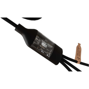 Logotrade dovana nuotrauka: SCX.design C50 5-in-1 greito įkrovimo 100W/5A laidas su skaitmeniniu ekranu