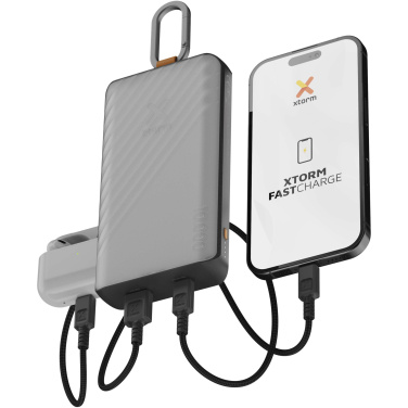 Logotrade reklaminės dovanos nuotrauka: „Xtorm XG2S101 Go2“ 10 000 mAh 15 W saulės energija varoma išorinė baterija su apšvietimu