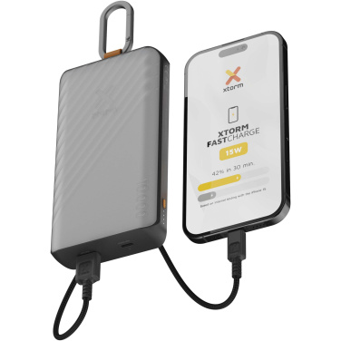 Logotrade reklaminės dovanos nuotrauka: „Xtorm XG2S101 Go2“ 10 000 mAh 15 W saulės energija varoma išorinė baterija su apšvietimu