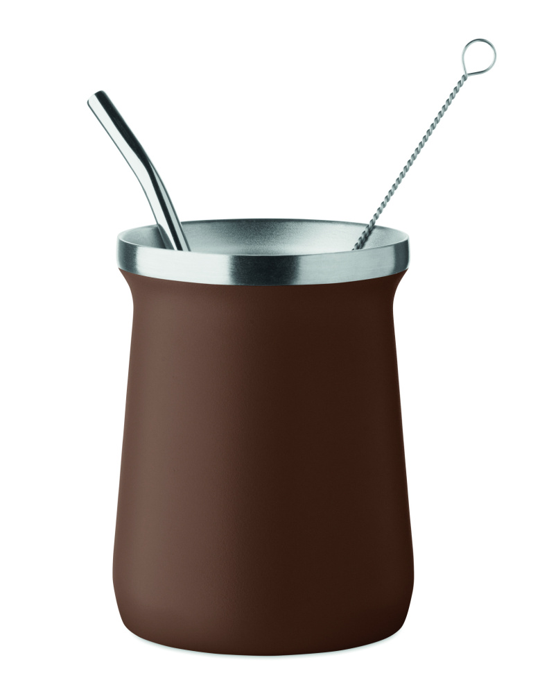 Logotrade verslo dovanos nuotrauka: Yerba mate arbatos puodelis
