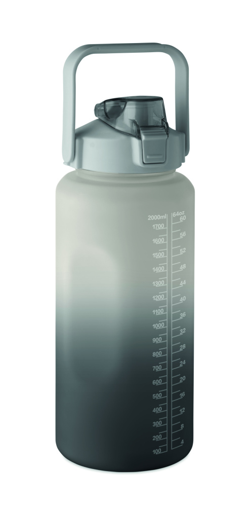 Logotrade verslo dovanos nuotrauka: RPET vandens butelis 2000 ml
