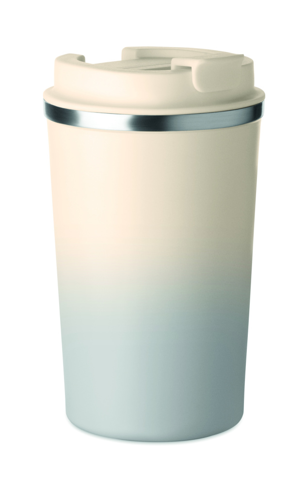 Logotrade reklaminės dovanos nuotrauka: Dvigubos sienelės stiklinė 350 ml