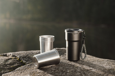 Logotrade reklaminiai produktai nuotrauka: VINGA Parks RCS SS puodeliai, 4 vnt., 250 ml