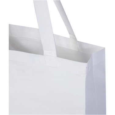 Logotrade reklaminiai produktai nuotrauka: Odisha 180 g/m² OCS ekologiškas medžiaginis krepšys su pilnu įsiuvu, 14 l