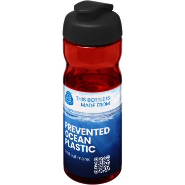 Logotrade firminės dovanos nuotrauka: H2O Active® Eco Base 650 ml sportinis buteliukas su atverčiamu dangteliu