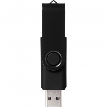 Logotrade korporatīvās dāvanas foto: Pagriežams metālisks 4 GB USB zibatmiņas disks