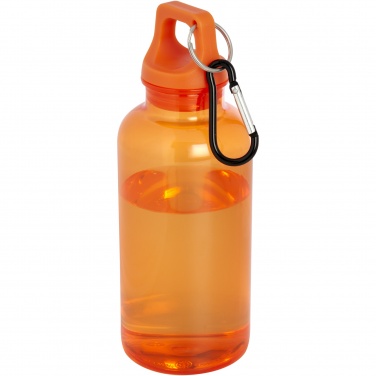 Logotrade ziemassvētku dāvanas foto: Oregon 400 ml RCS sertificēta pārstrādāta plastmasas ūdens pudele ar karabīni