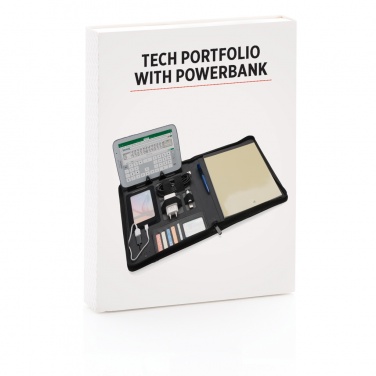 Logotrade dāvanas foto: Tehnoloģiju portfelis ar powerbanku