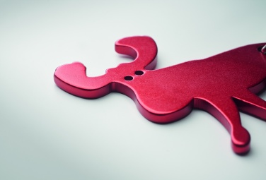 Logotrade Ideja dāvanas foto: Pārstrādāta alumīnija atslēgu piekariņš Pori