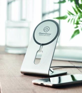 Logotrade korporatīvās dāvanas foto: Pārnēsājams magnētiskais lādētājs 15W