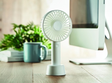 Logotrade Ideja dāvanas foto: USB galda ventilators ar statīvu 