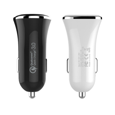 Logotrade ziemassvētku dāvanas foto: Automašīnas lādētājs (Qualcomm Quick Charge 3.0)