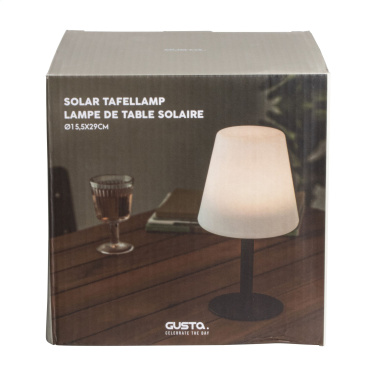 Logotrade biznesa dāvanas foto: Gusta Solar galda lampa