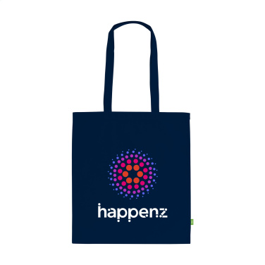 Logotrade biznesa dāvanas foto: Organiskās kokvilnas Shopper maisiņš (140 g/m²).