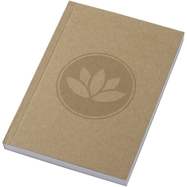 Logotrade logo dāvanas foto: Novella Austen A6 pārstrādāta mīksto vāku kraft piezīmju grāmatiņa - 100 loksnes
