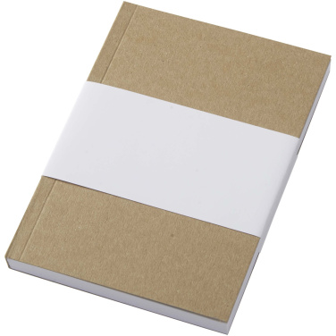 Logotrade Ideja dāvanas foto: Novella Austen A6 pārstrādāta mīksto vāku kraft piezīmju grāmatiņa - 100 loksnes