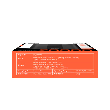 Logotrade dāvanas foto: POWER BANK SILICON POWER QP55 10000 MAH