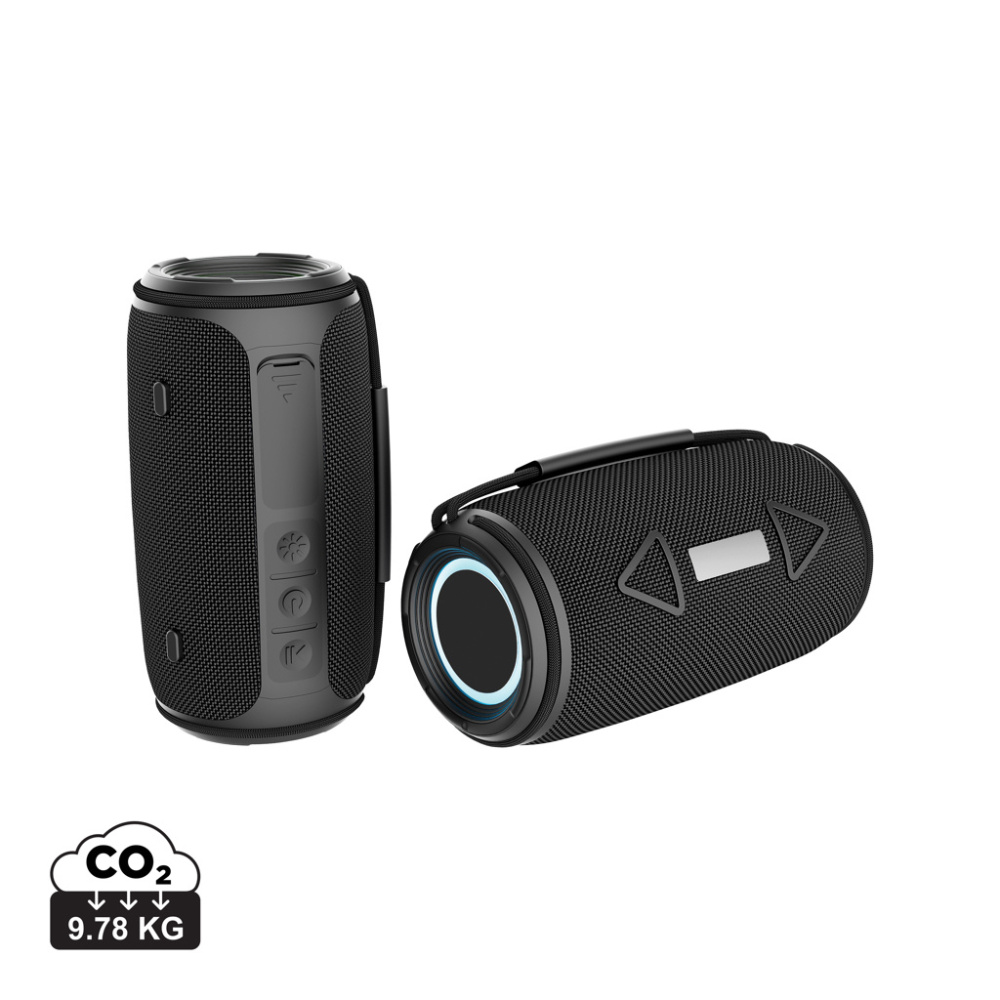 Logotrade ziemassvētku dāvanas foto: Prisma RCS pārstrādātas plastmasas IPX 4 ūdensizturīgs 16 W skaļrunis