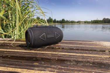 Logotrade logo dāvanas foto: Prisma RCS pārstrādātas plastmasas IPX 4 ūdensizturīgs 16 W skaļrunis