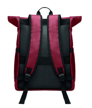 Logotrade ziemassvētku dāvanas foto: Sarullējama klēpjdatora mugursoma 600D