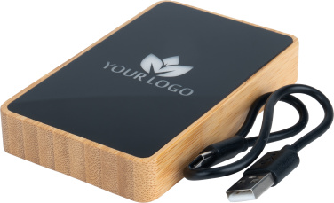 Logotrade Ideja dāvanas foto: 5000 mAh barošanas bloks ar izgaismotu logotipu