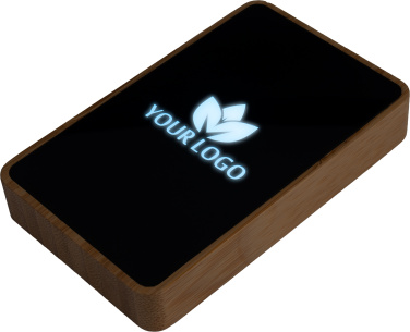 Logotrade ziemassvētku dāvanas foto: 5000 mAh barošanas bloks ar izgaismotu logotipu