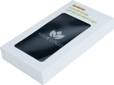 Logotrade Ideja dāvanas foto: 5000 mAh barošanas bloks ar izgaismotu logotipu