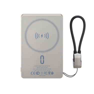 Logotrade logo dāvanas foto: Bezvadu Magsafe VA2616 pārnēsājamais akumulators 15W 5000 mAh RIVACASE