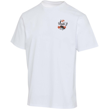 Logotrade korporatīvās dāvanas foto: Lucas 280 g/m2 unisex OCS organiskais liela izmēra T-krekls