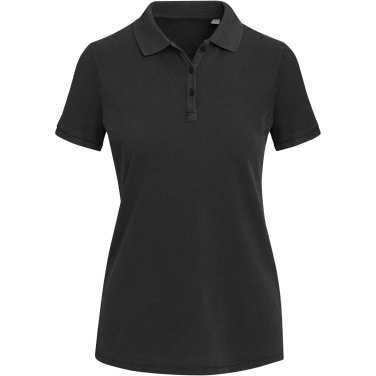Logotrade biznesa dāvanas foto: Calgary 200 g/m2 mazgāts sieviešu polo krekls