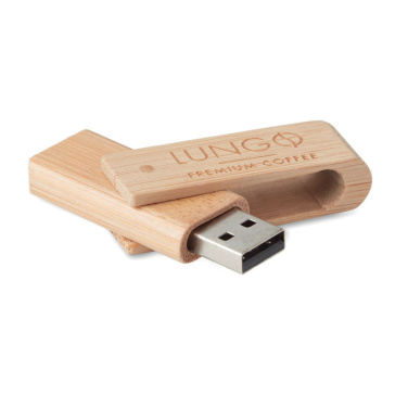 Logotrade biznesa dāvanas foto: Bambusa USB atmiņa
