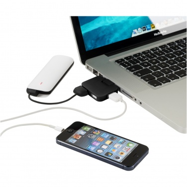 Лого трейд бизнес-подарки фото: USB хаб Gaia с 4 портами