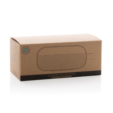 Лого трейд pекламные продукты фото: Акустическая система Soundbox 5 Вт из переработанного пластика RCS