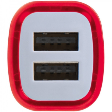 Лого трейд бизнес-подарки фото: USB-адаптер для зарядки KFZ FRUIT