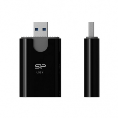 Логотрейд бизнес-подарки картинка: Устройство чтения карт памяти MicroSD и SD Silicon Power Combo 3.1