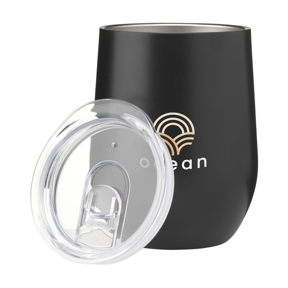 Лого трейд pекламные подарки фото: Термокружка Huevo RCS из переработанной стали объемом 350 мл