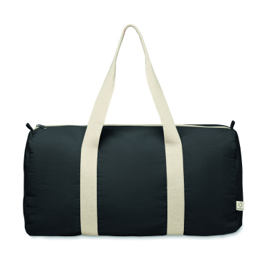 Лого трейд pекламные cувениры фото: Recycled cotton sports bag