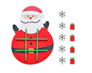 Лого трейд pекламные cувениры фото: Christmas wooden tic tac toe