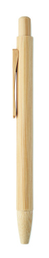 Лого трейд pекламные подарки фото: Bamboo automatic ball pen