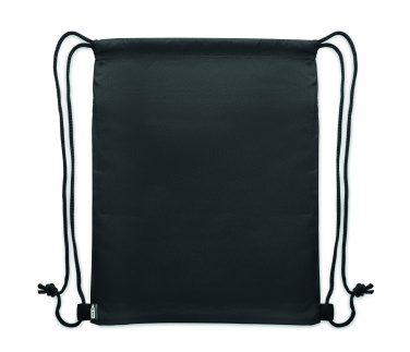 Логотрейд pекламные подарки картинка: Drawstring bag in 600D RPET