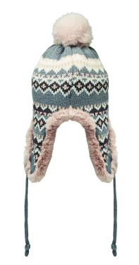 Лого трейд pекламные подарки фото: Knitted beanie with ear flap