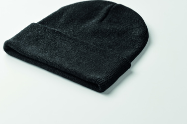 Лого трейд pекламные подарки фото: Knitted beanie with cuff