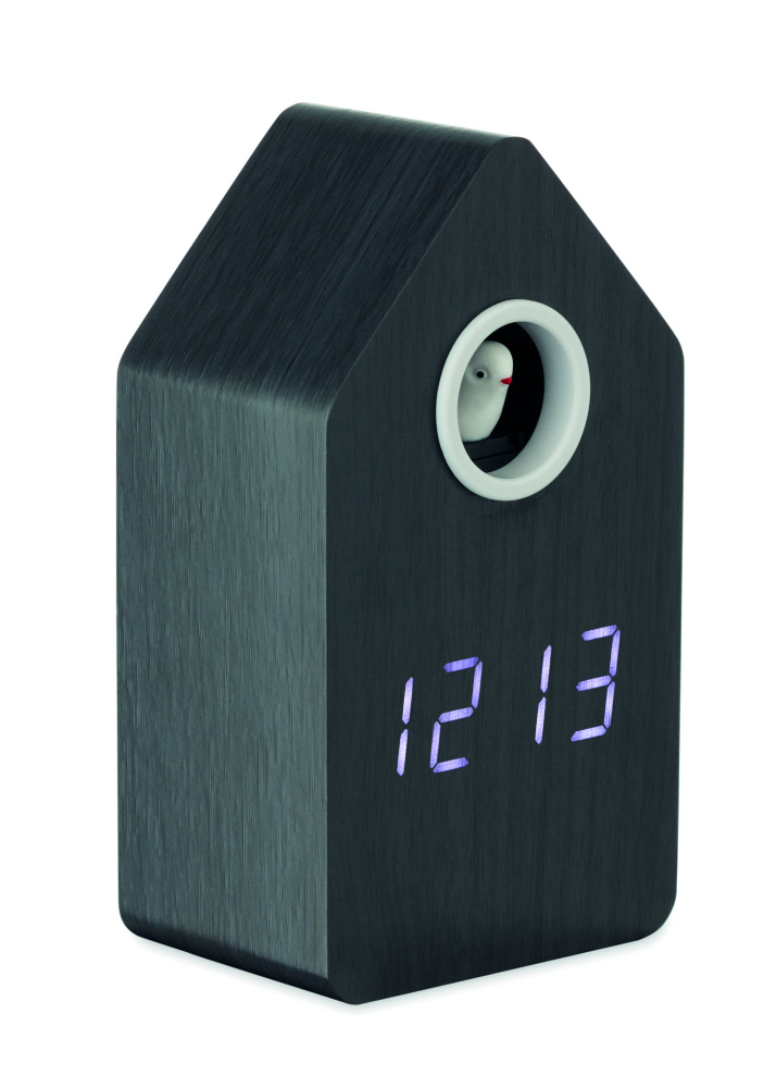 Логотрейд pекламные подарки картинка: MDF cuckoo alarm clock
