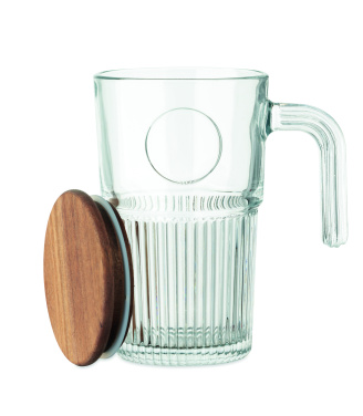 Логотрейд бизнес-подарки картинка: Glass mug 450ml