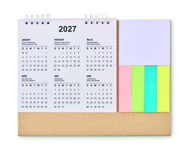 Логотрейд pекламные продукты картинка: Desk calendar with memo pad