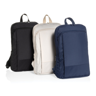 Логотрейд pекламные продукты картинка: Тонкий рюкзак Flexpack Aware™ RPET для ноутбука 15,6 дюйма с возможностью расширения